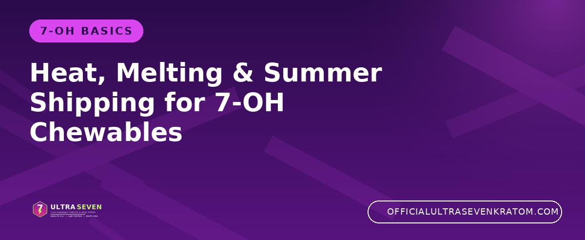 Heat, Melting & Summer Shipping for 7-OH Chewables