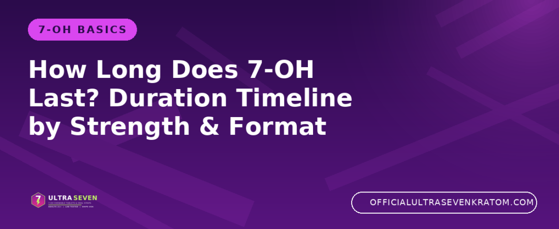 How Long Does 7-OH Last? Duration Timeline by Strength & Format