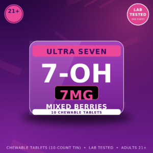 Buy 7mg mixed berries chewables at Ultra Seven