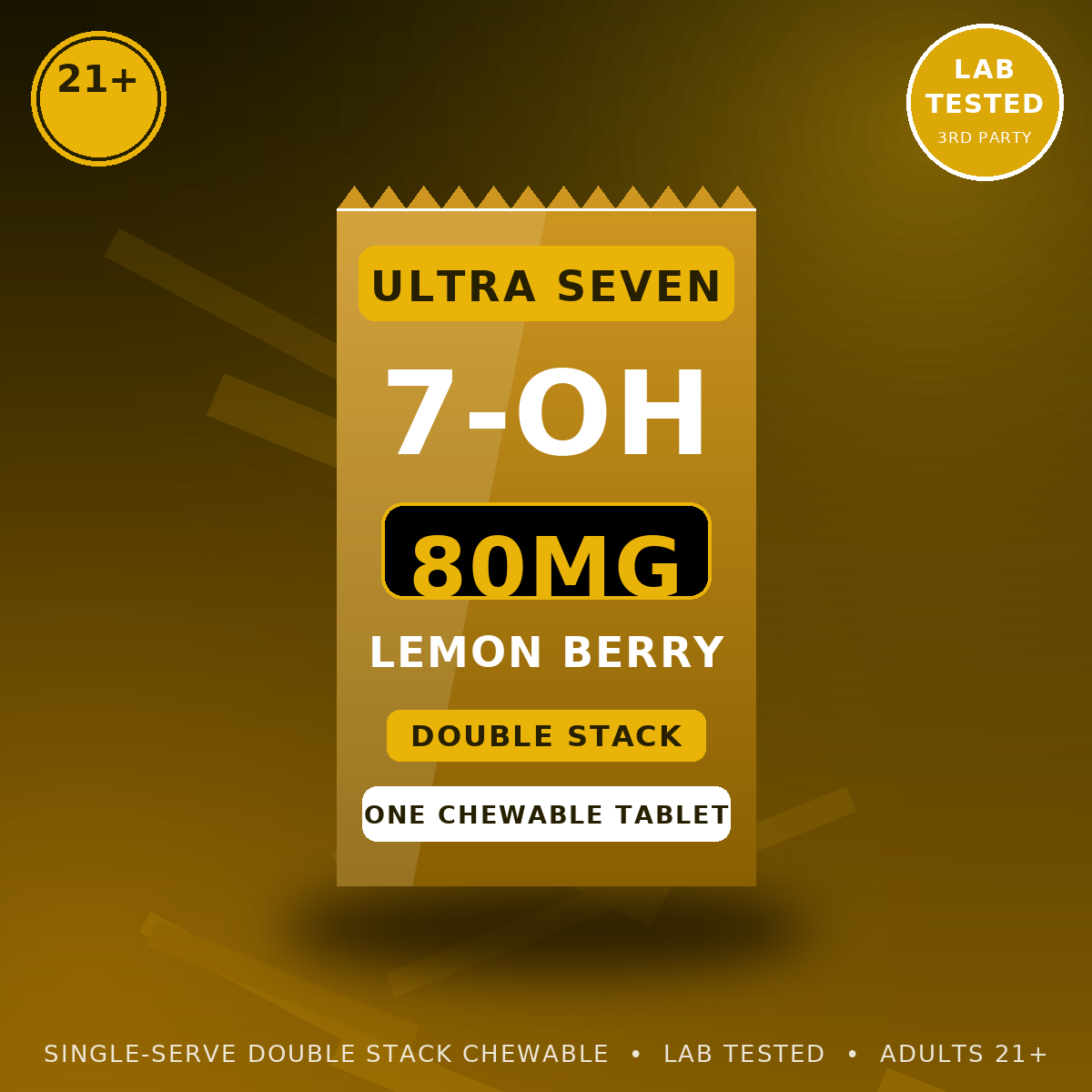 80mg Lemon Berry Double Stacks — Ultra Seven